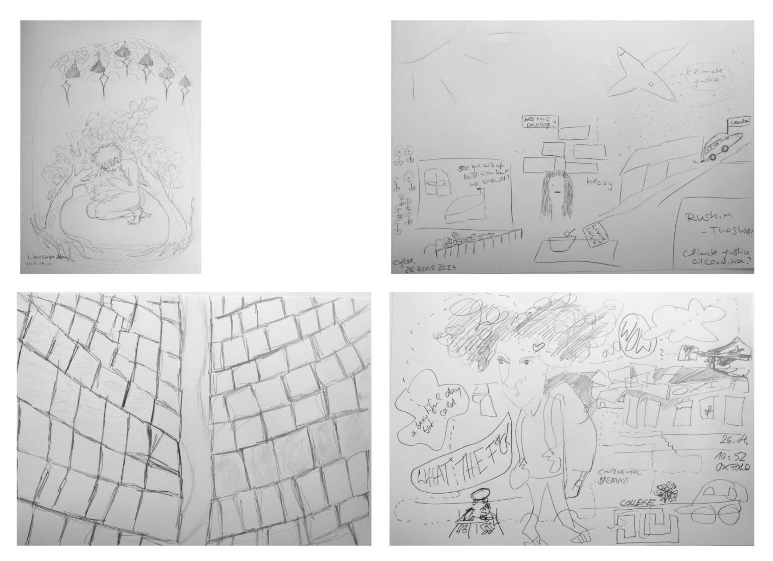 Positionality Drawing WORKSHOP No 4 OXFORD *** April 26th 2024 *** The Ruskin School of Art ...